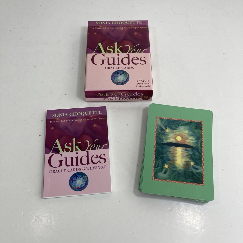 Ask Your Guides Oracle Cards by Sonia Choquette 52 Card Deck & Guidebook